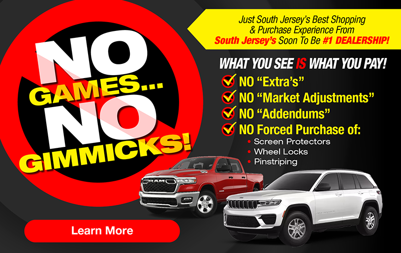 No Games... No Gimmicks